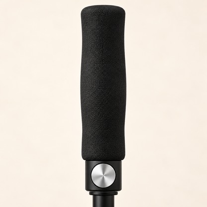 Straight-Handle Umbrella — Black — product detail — product illustration