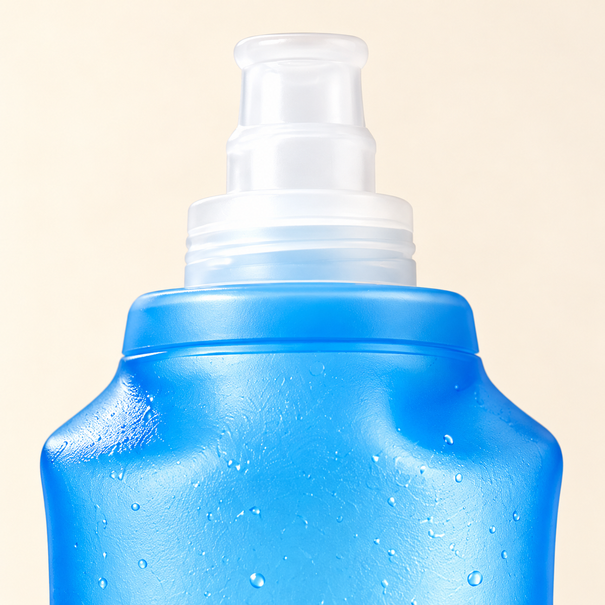Blue Soft Sports Flask — detail — product illustration
