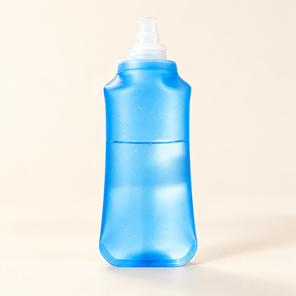 Blue Soft Sports Flask — product view — product illustration